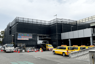 管理用建物　外壁屋上防水補修